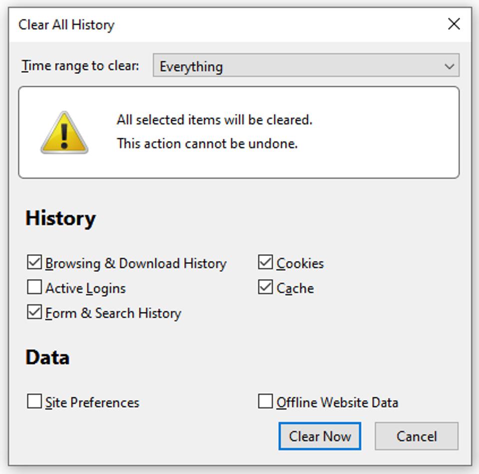 firefox won t show my google photos