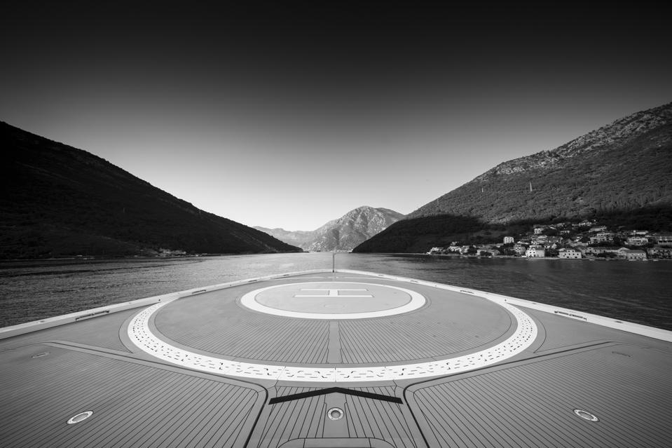 Exclusive photos of the massive help-deck aboard AMAEDA.