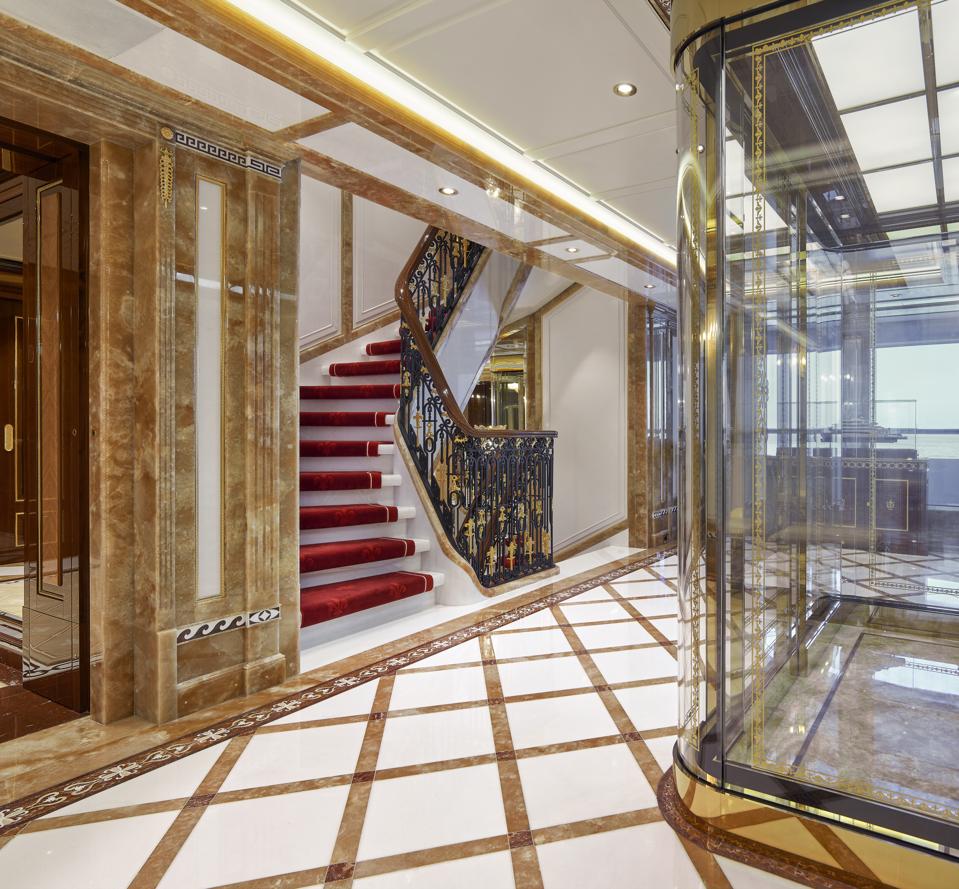 AMAEDA's owners suite has it's own elevator of course!