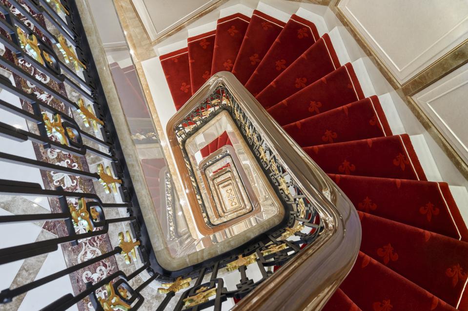 One of AMAEDA's spectacular staircases