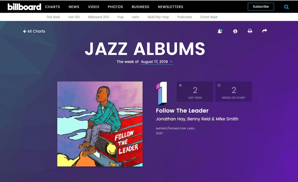 Screenshot from Billboard.com