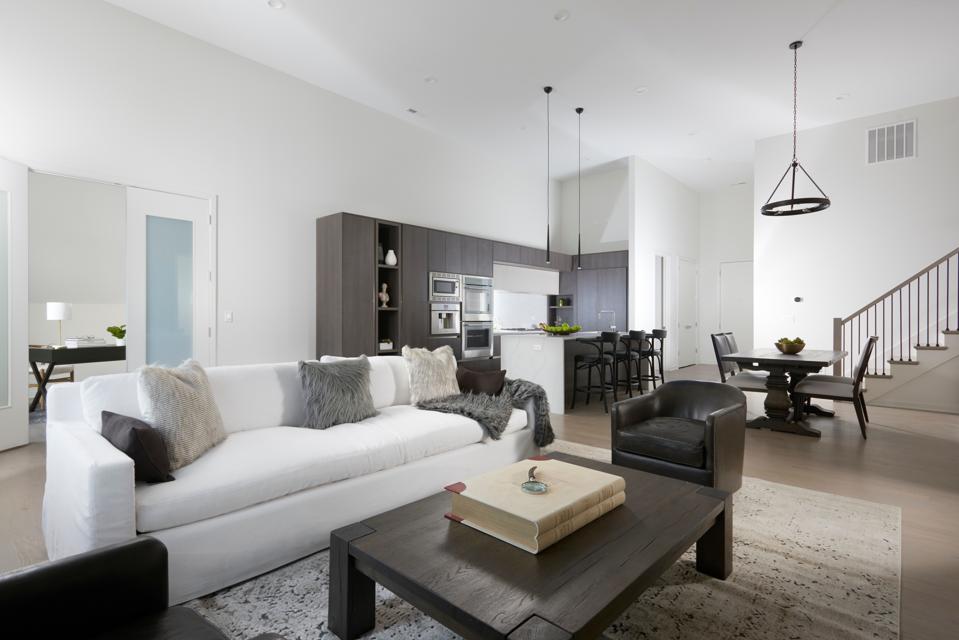 Open-concept living space