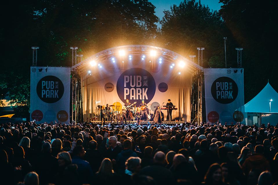 Pub dans le parc