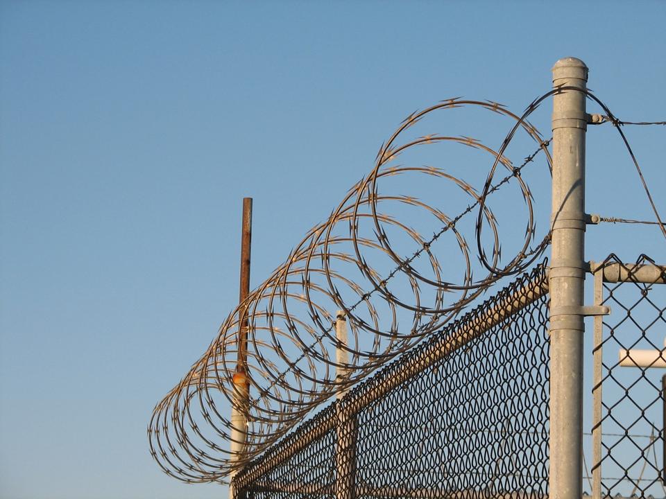 Chain Link Fence Barb Wire Arms 45 Degree Hoover Fence Co