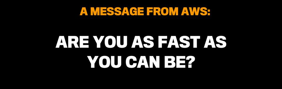 A Message from AWS: