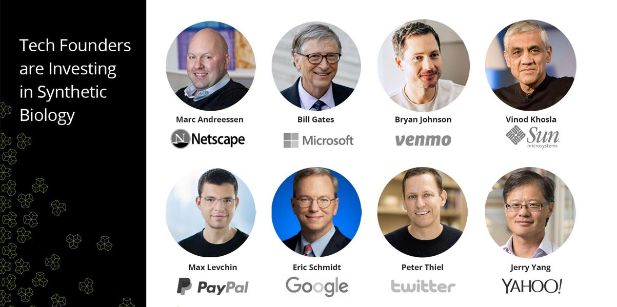 Meet the 8 Tech Titans Investing in Synthetic Biology