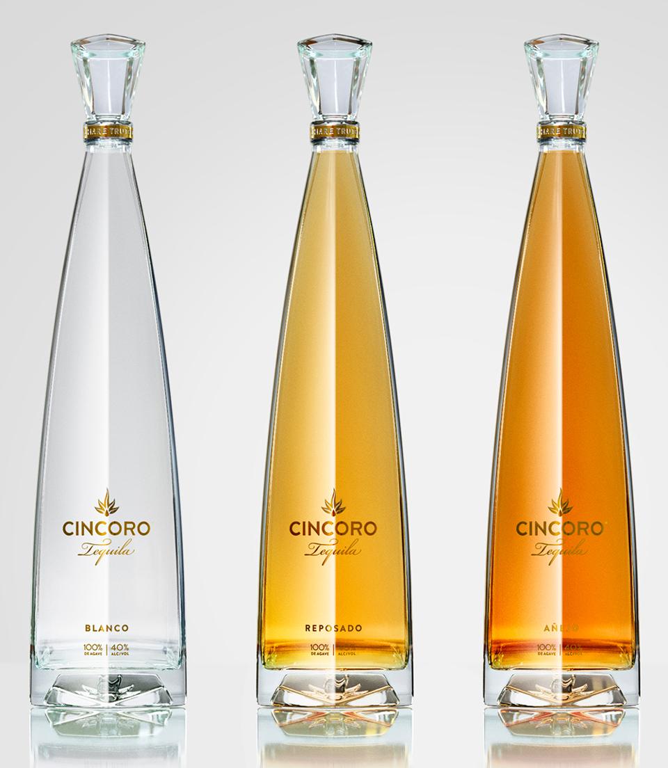 Cincoro's Blanco, Reposado and Añejo.
