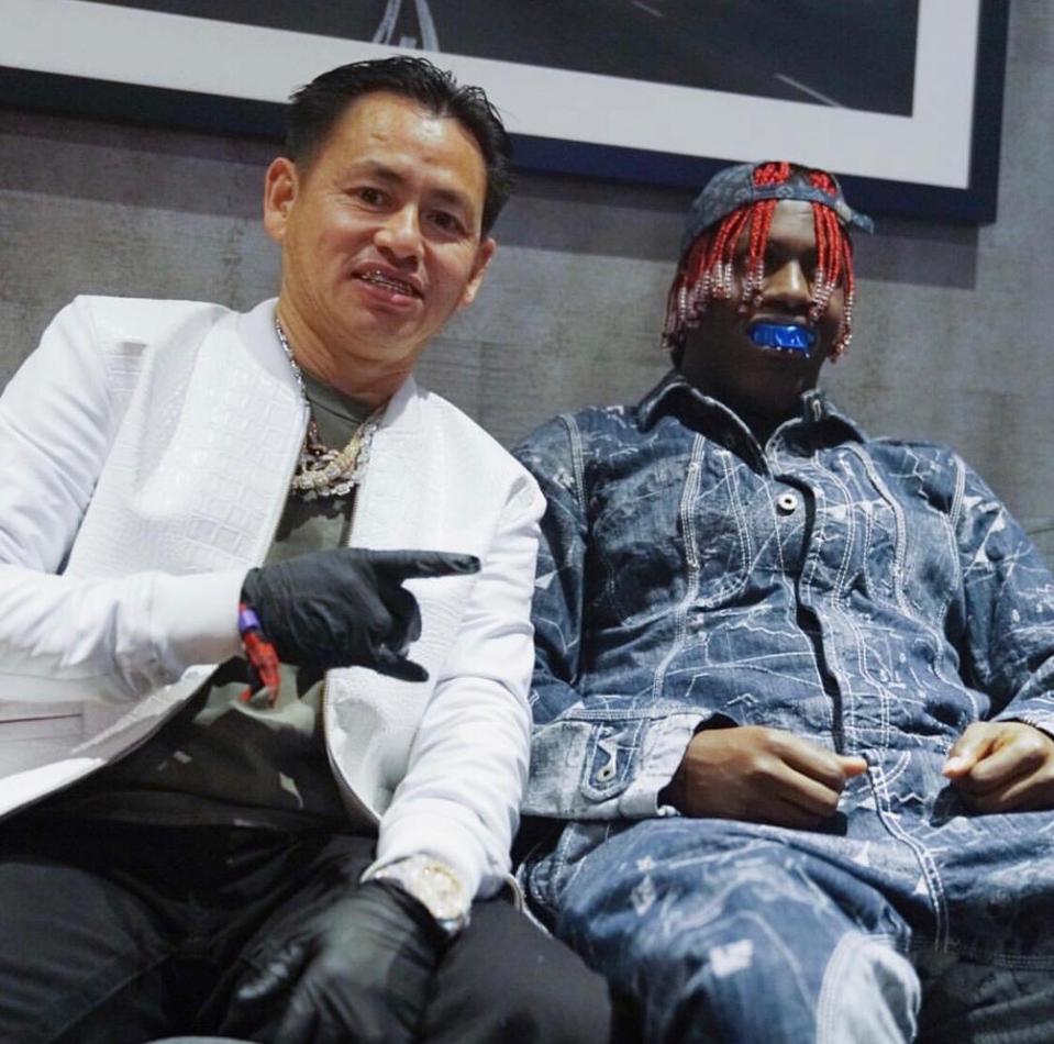 Johnny Dang with rapper, Lil Yachty