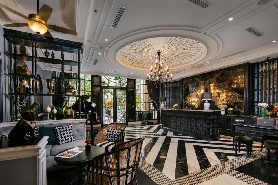 Lobby at Hanoi La Siesta Central Hotel