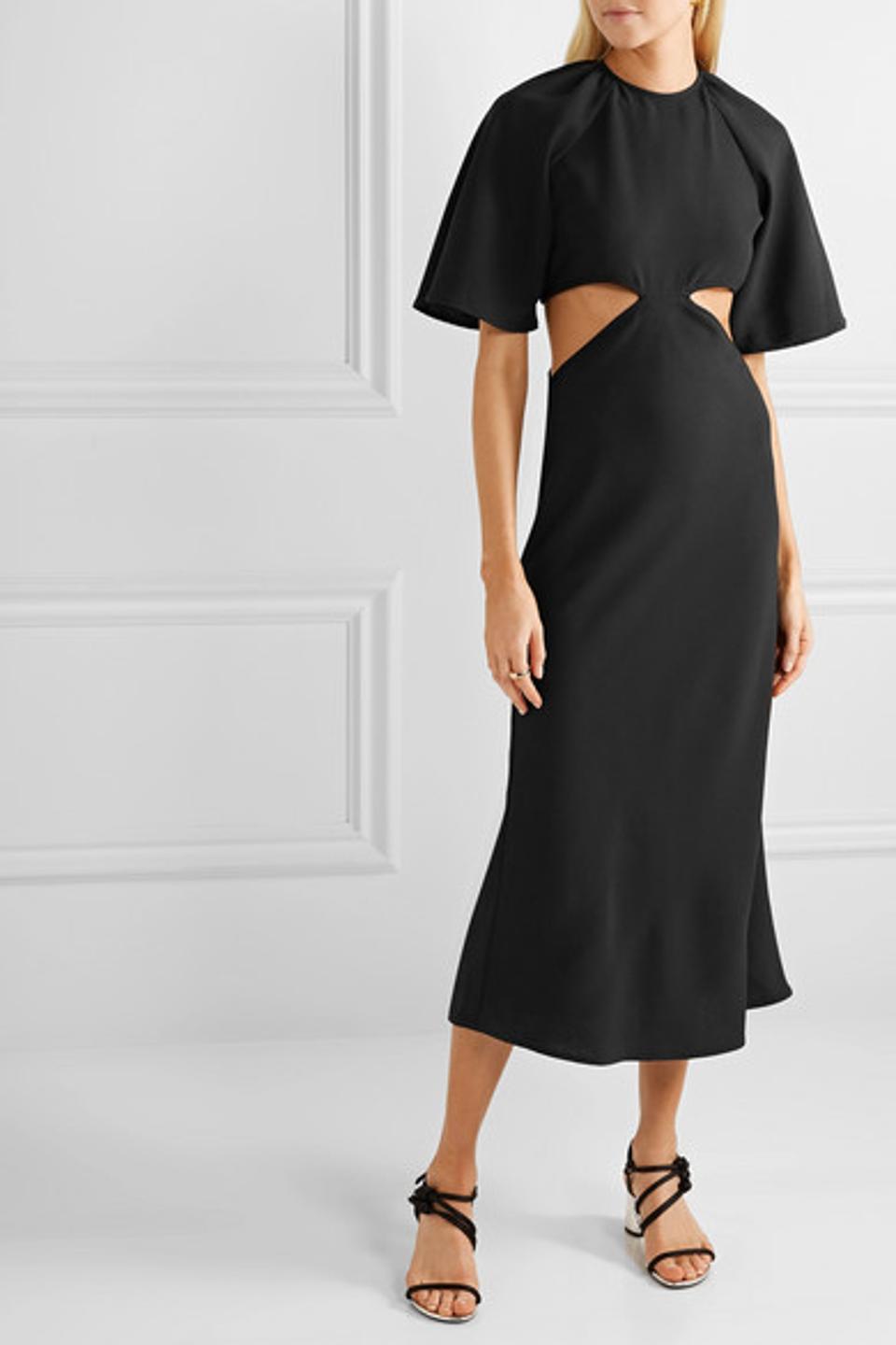 Georgia Alice Bestie Cutout Crepe Midi Dress