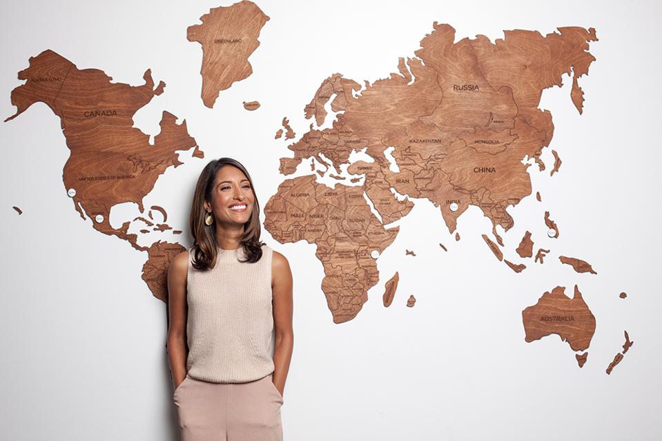 Loan Ranger 
Tala founder Shivani Siroya at her startup’s Santa Monica headquarters. She uses cellphone data to establish creditworthiness for people rejected by banks in the developing world. “We’re developing a whole new system and a new way of thinking about risk and identity,” she says.