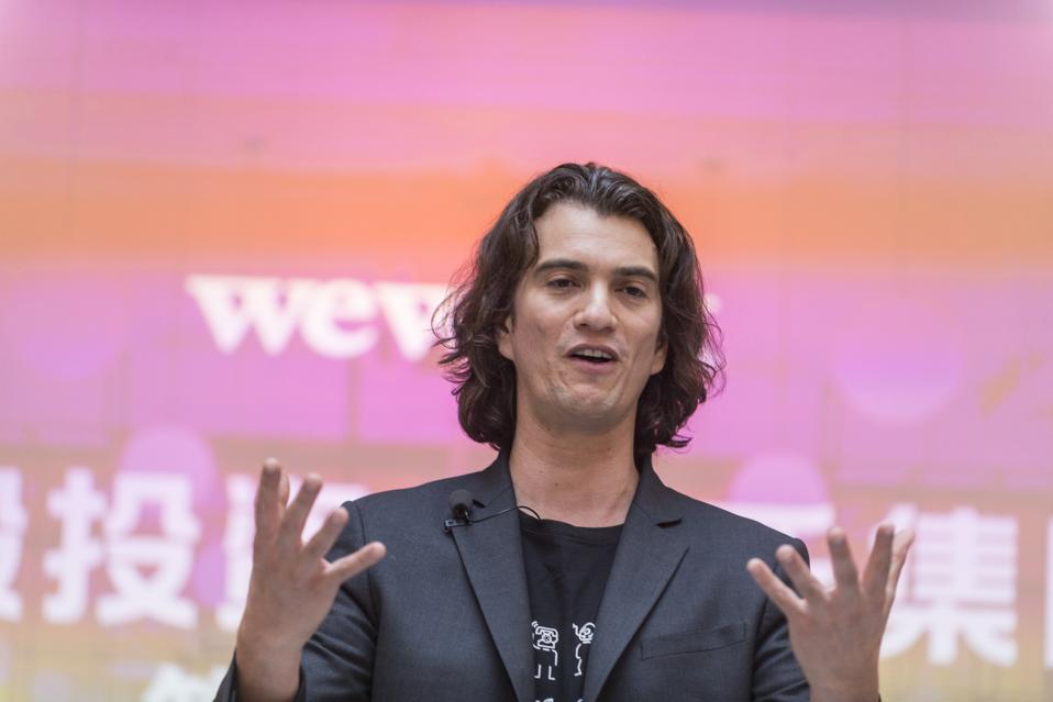 WeWork CEO Adam Neumann Visits Shanghai