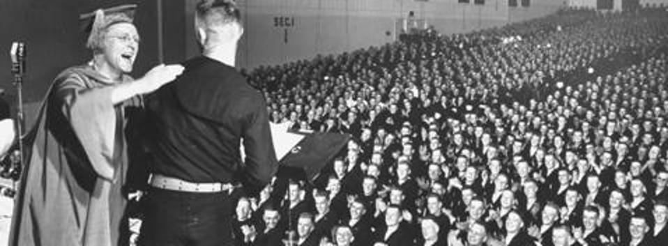 Commencement at Naval Training Center San Diego.