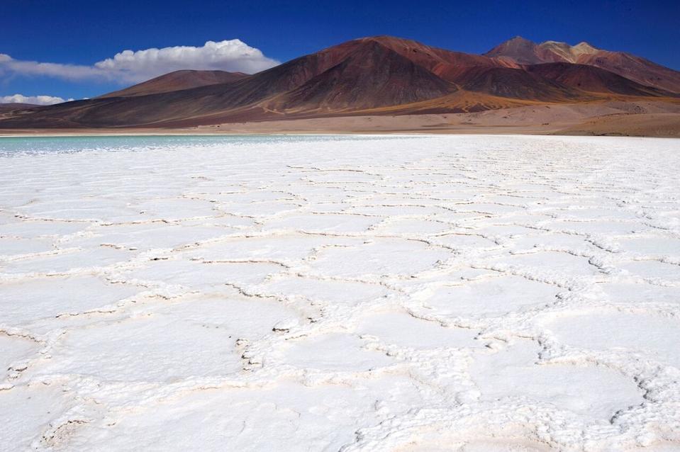 Salt flats in Chile