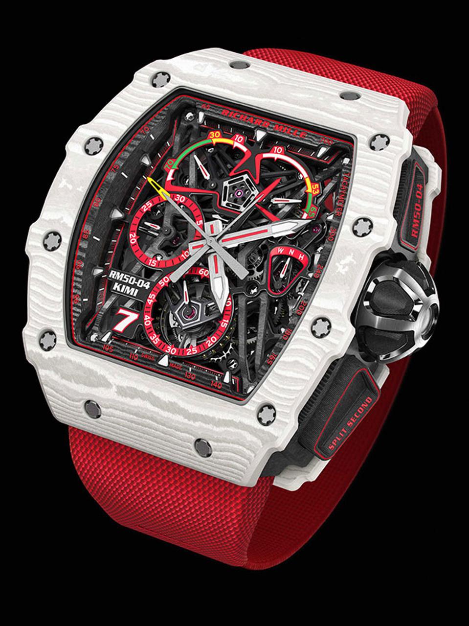 Richard Mille S Million Dollar Racy Red Tourbillon Chronograph Kimi Raikkonen Limited Edition