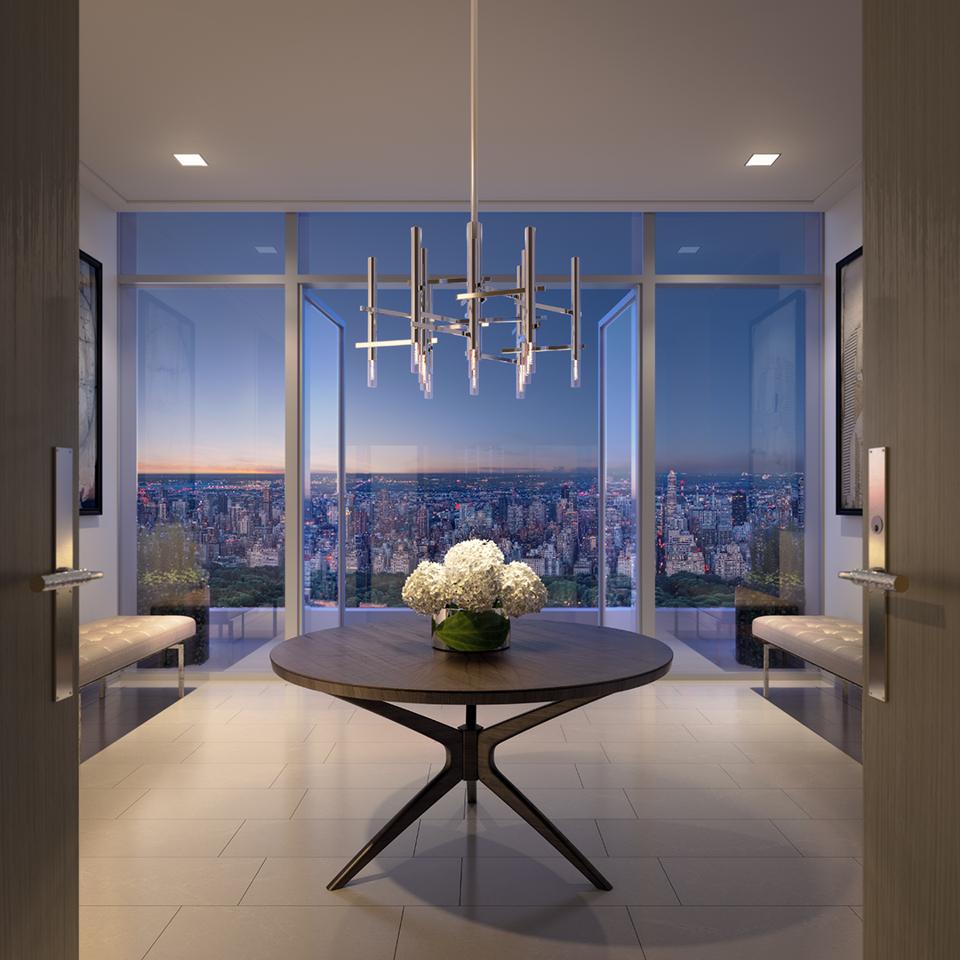 A view of New York City from an apartment in 200 Amsterdam.