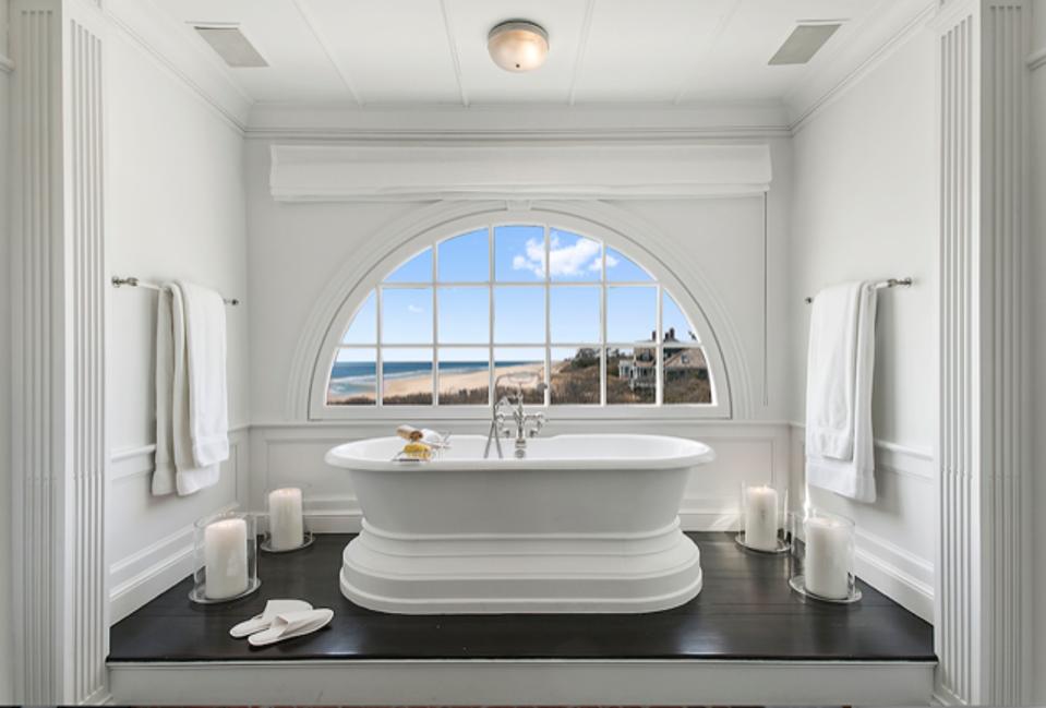 The bathroom in the main house.