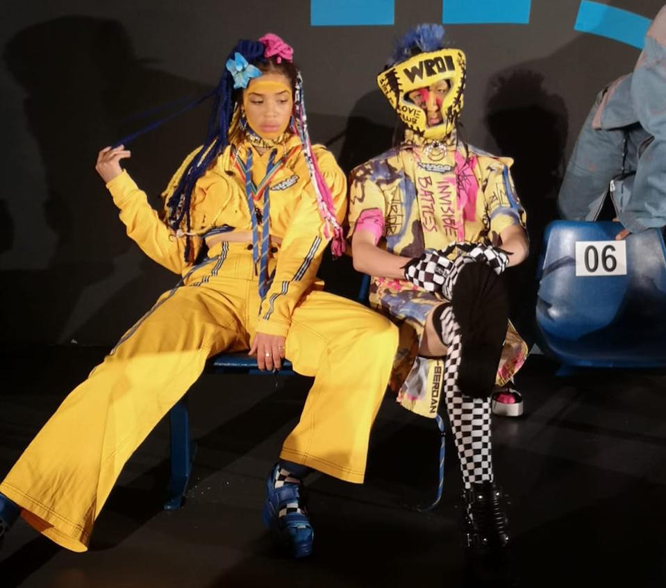 DB Berdan at London Fashion Week, September 2019