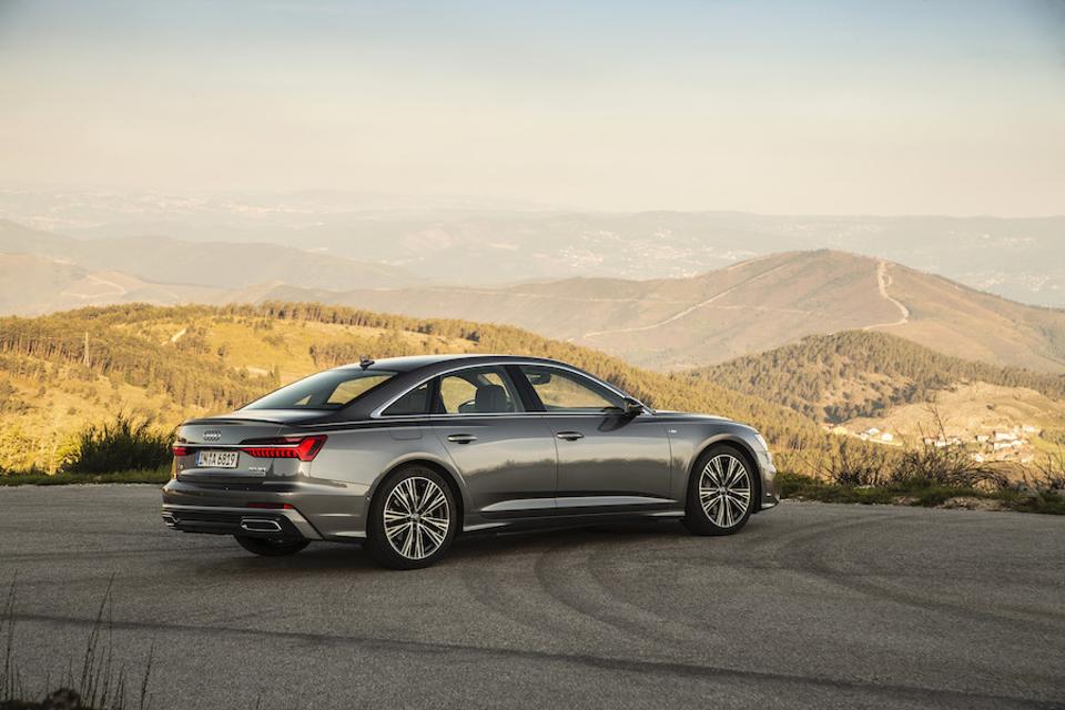 The new A6 sits on the brand's new MLB Evo platform.