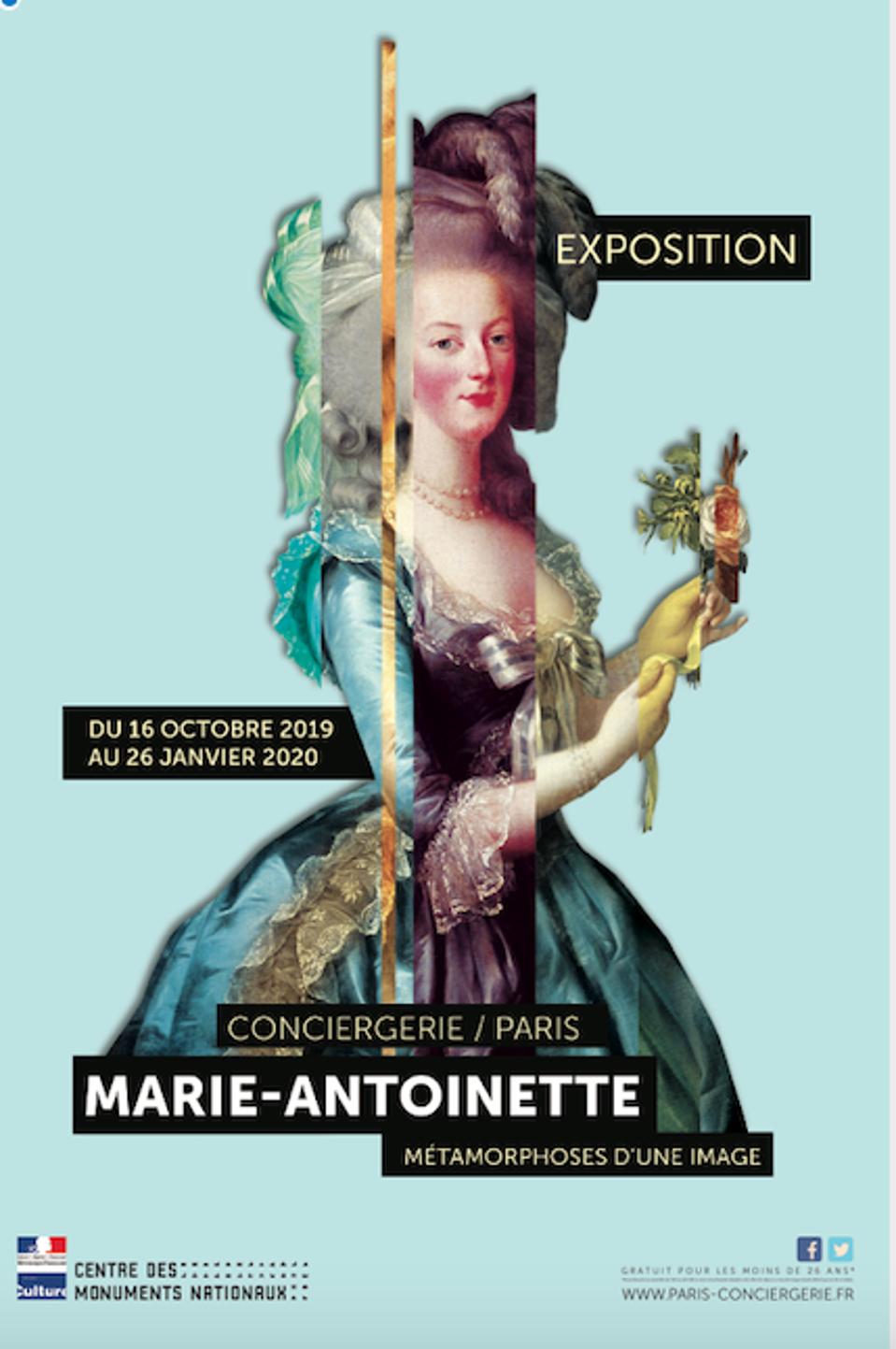 ″Marie-Antoinette: Metamorphoses of an Image″ will be at the Conciergerie, October 16, 2019 to January 26, 2020