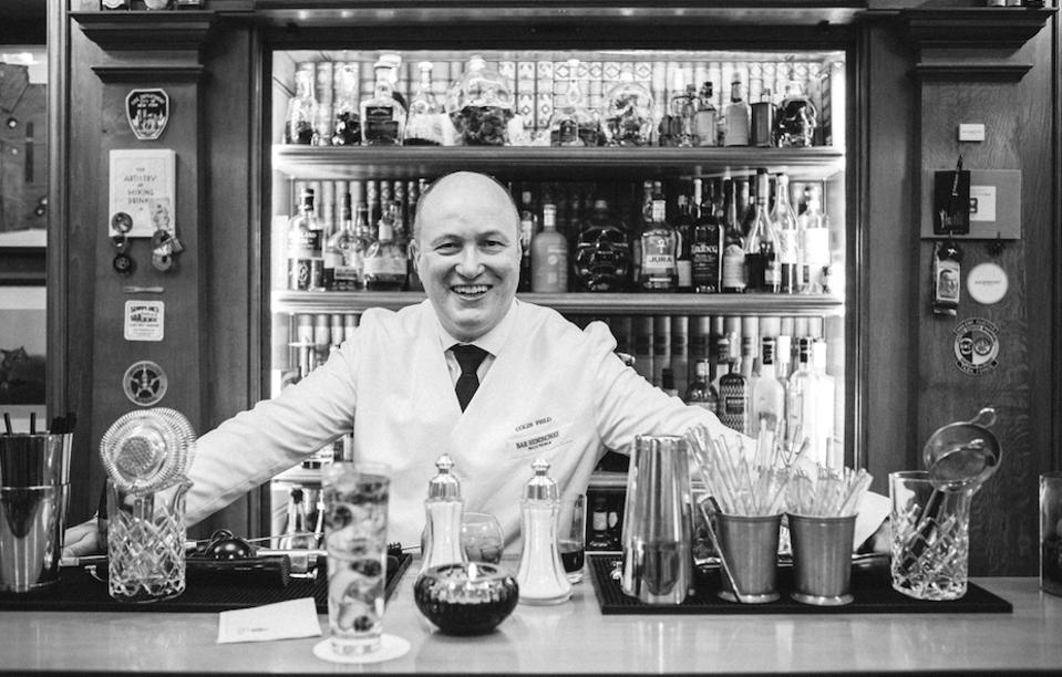 Colin Peter Field, head bartender at the Ritz Paris.