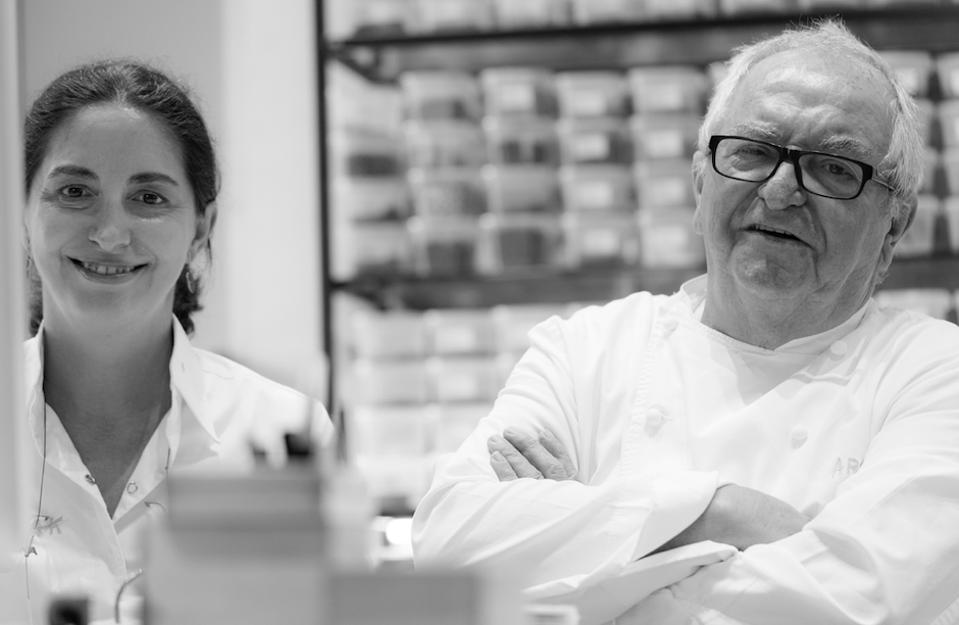 Elena Arzak and Juan Mari Arzak.