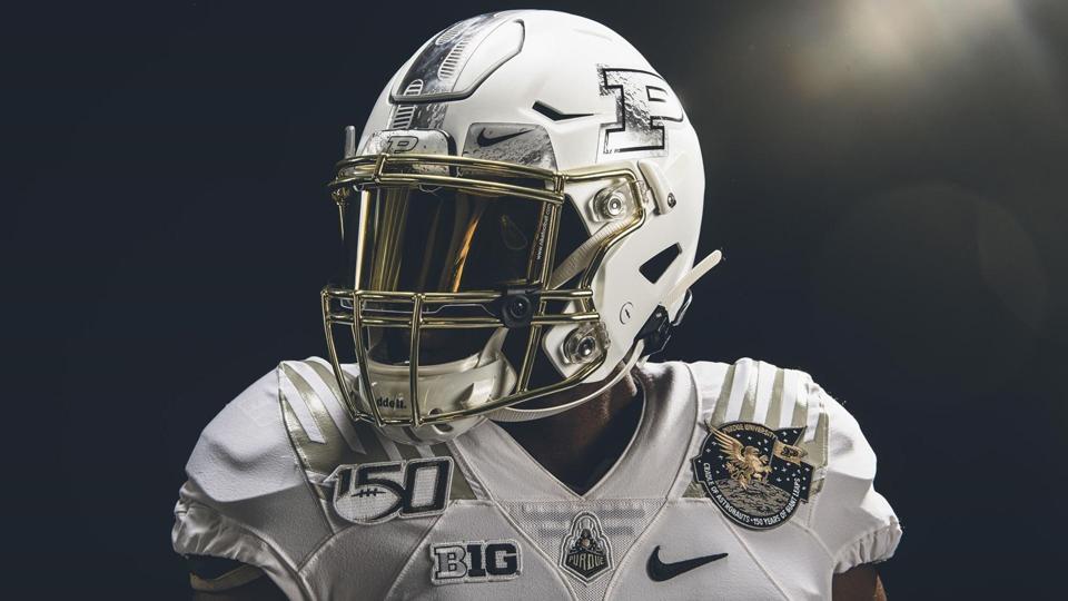 How Purdue Created A Unique Alternate Uniform Saturday S Astronaut Tribute