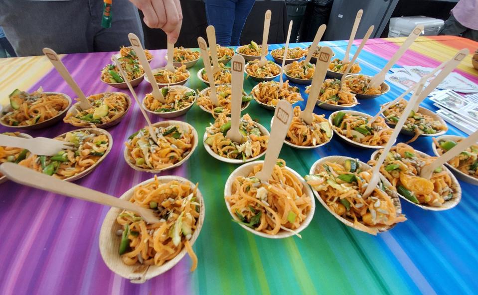 Cold noodles from Flower Child
