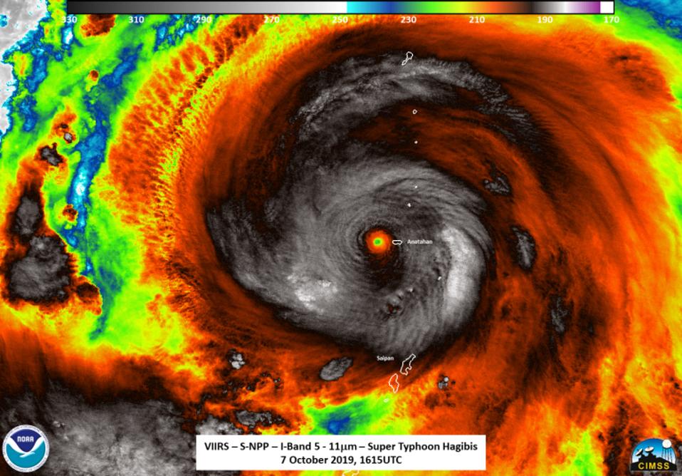 Super-Typhoon Hagabis has canceled Rugby World Cup games and is now about to slam into Japan