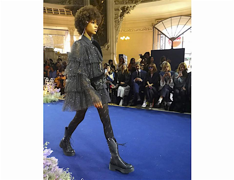 Punk meets femininity in Ozlana's ready-to-wear show at Paris Fashion Week, September 2019