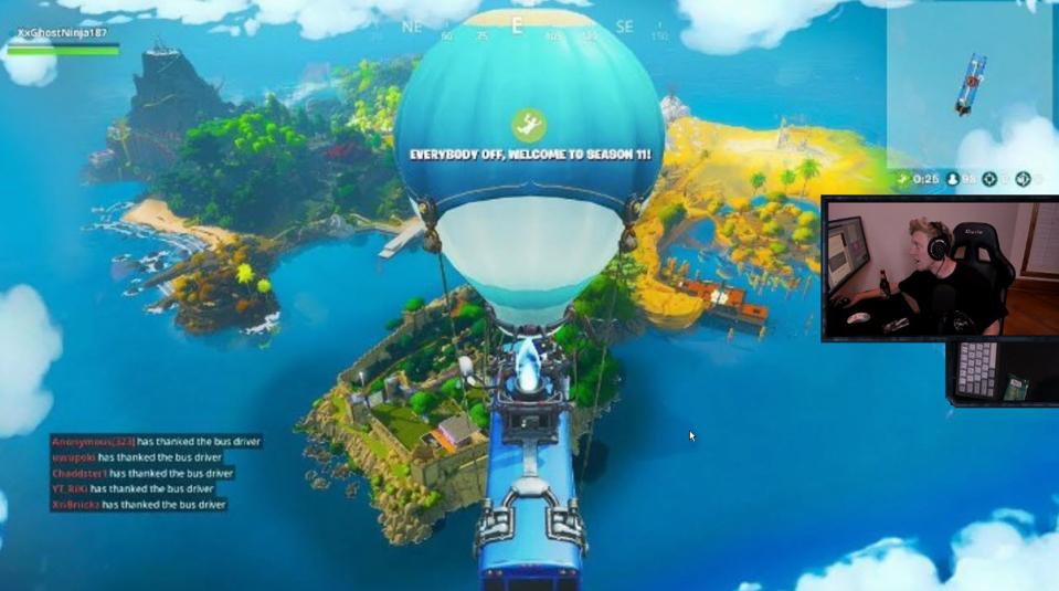 A Million People Are Watching Fortnite Streamers Watch A Black Hole Ahead Of Chapter 2