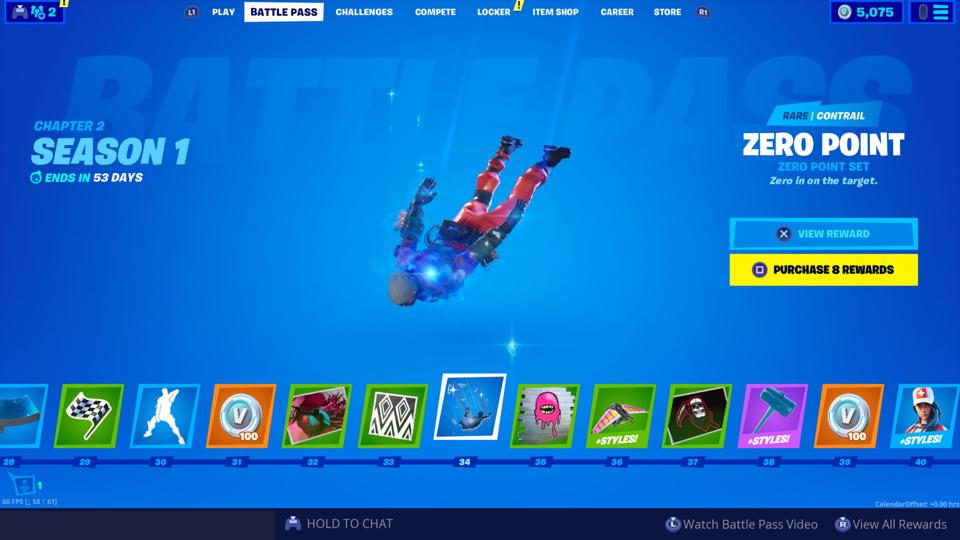Here S Everything In The Fortnite Chapter 2 Season 1 Battle Pass