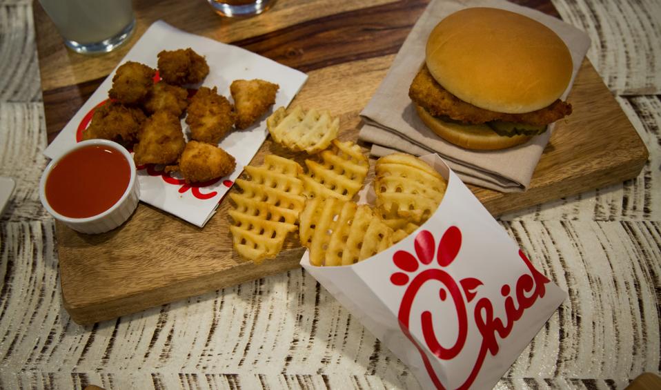 Operations Inside A Chick-fil-A Location As Restaurant Opens Manhattan Outpost In Northern Push