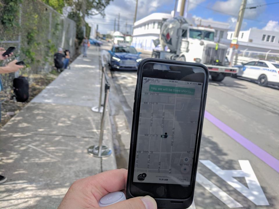 Ford has been building platforms to manage automated vehicles including a ride-hailing app that was demonstrated in Miami in late-2019