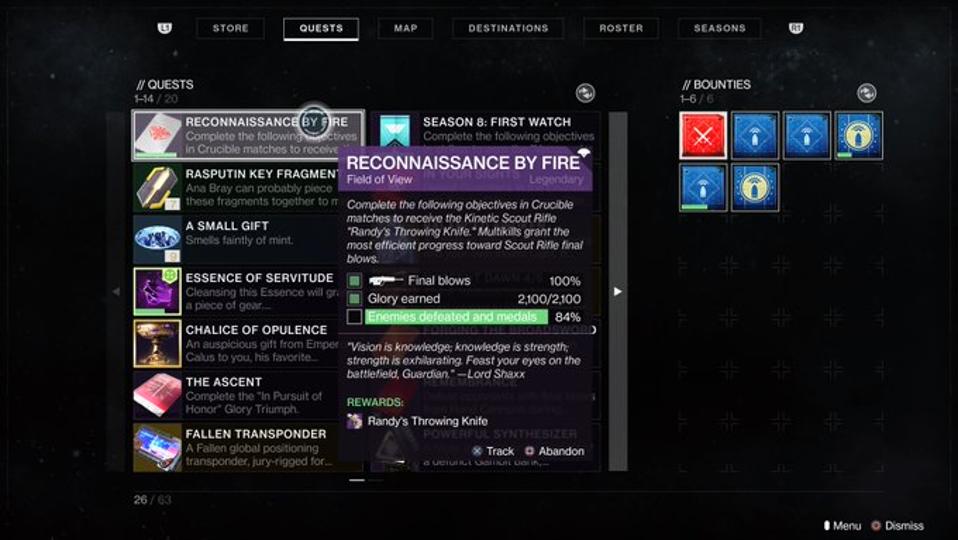 Here S Why Your Destiny 2 Randy S Throwing Knife Quest Is Taking