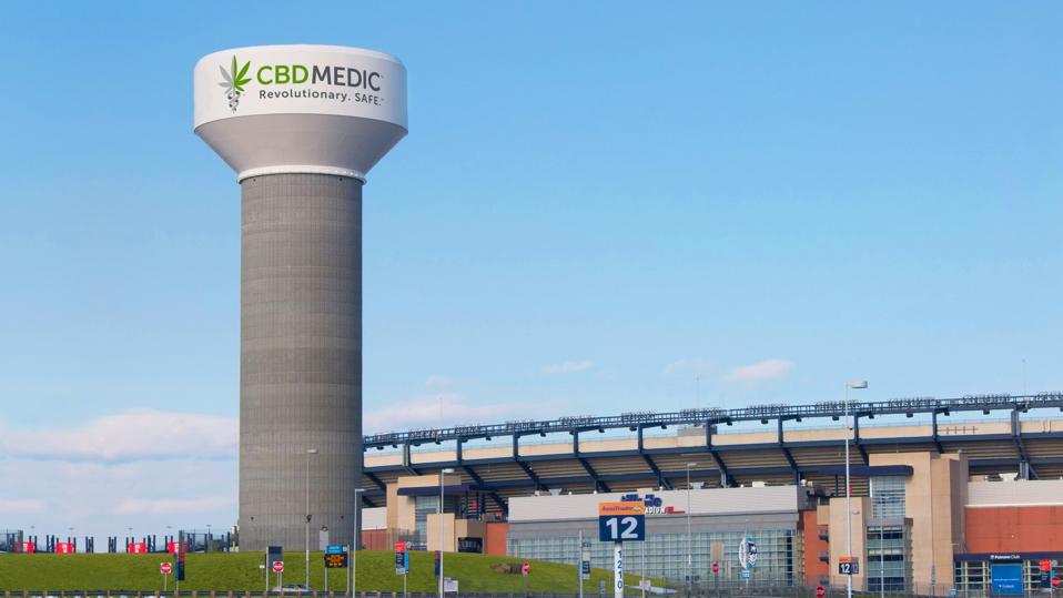 Gillette Stadium water tower