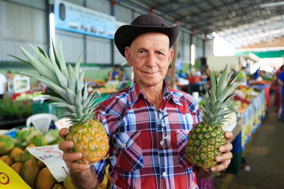 Farmer's market in San Isidro de El General, Costa Rica