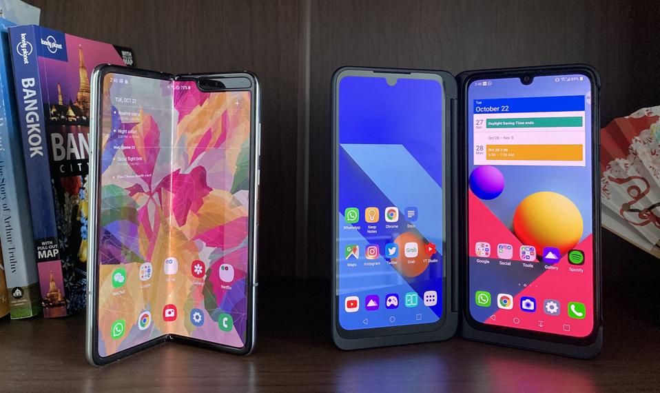 Lg G8x Dual Screen Vs Samsung Galaxy Fold Real World Usage