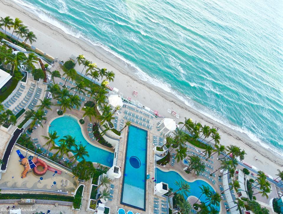 Beach, pools, Diplomat Hotel, Hollywood, Florida