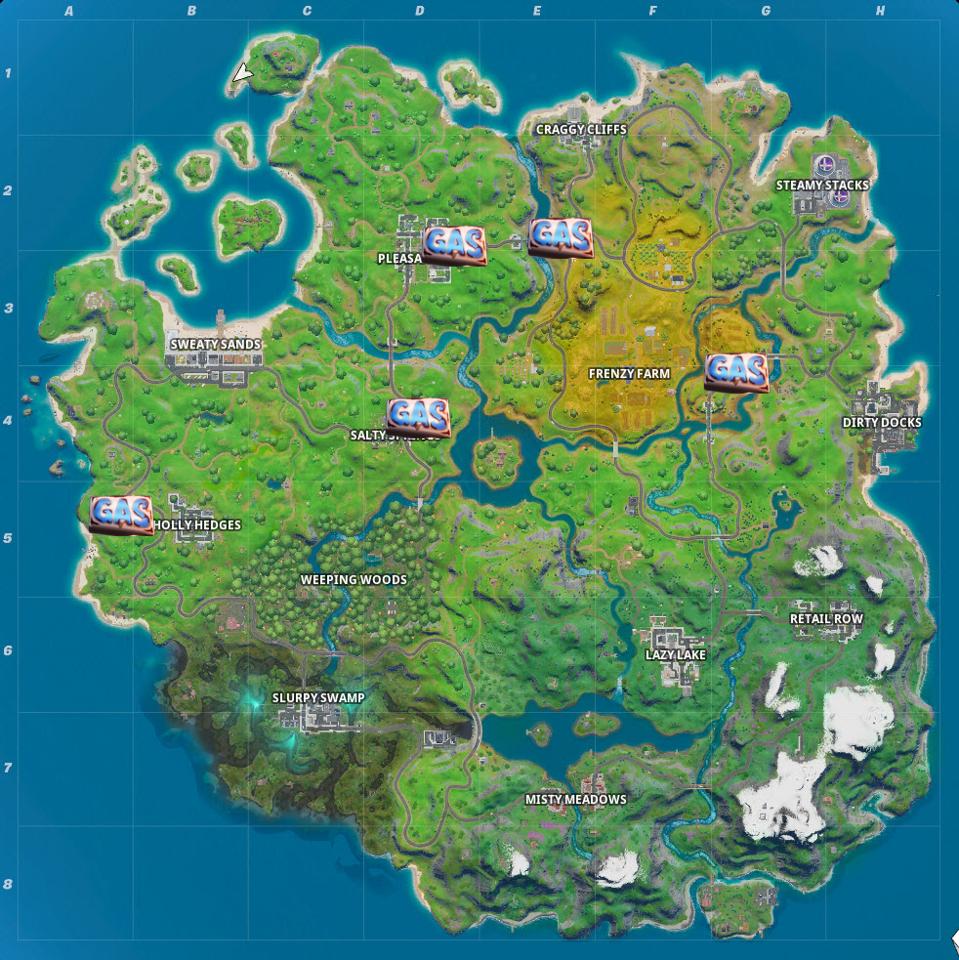 Fortnite' Gas Pump Locations: Where To Deal Damage By Shooting