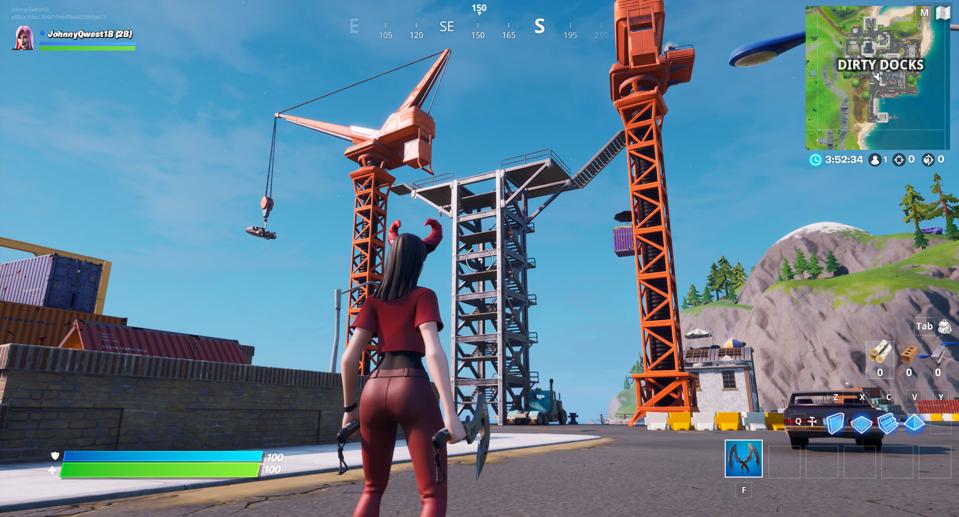 Fortnite Letter T Location Where To Find The Hidden T In The Dockyard Deal Loading Screen