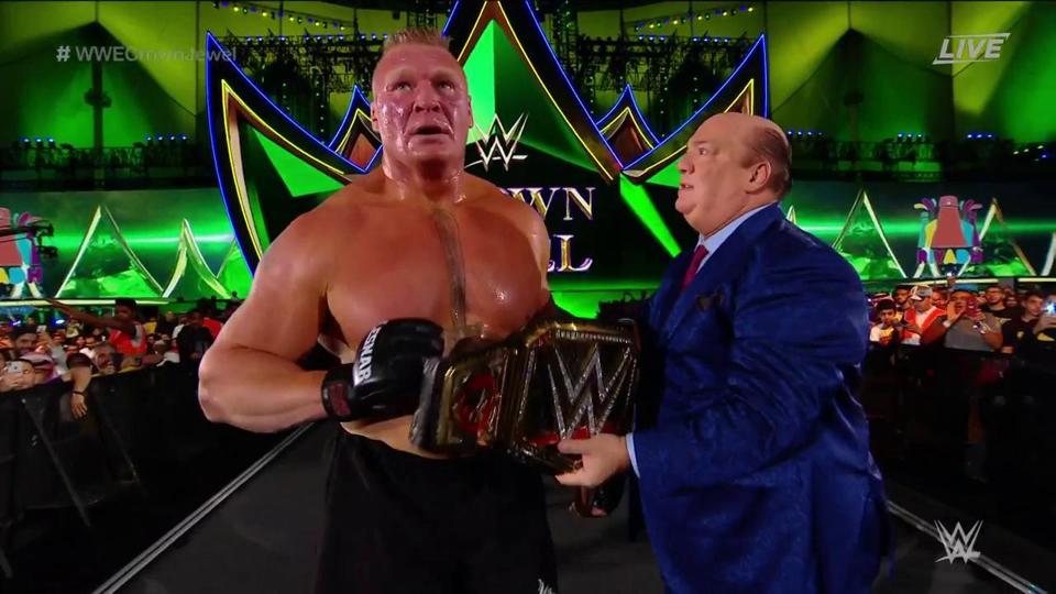 Znalezione obrazy dla zapytania wwe crown jewel 2019 results