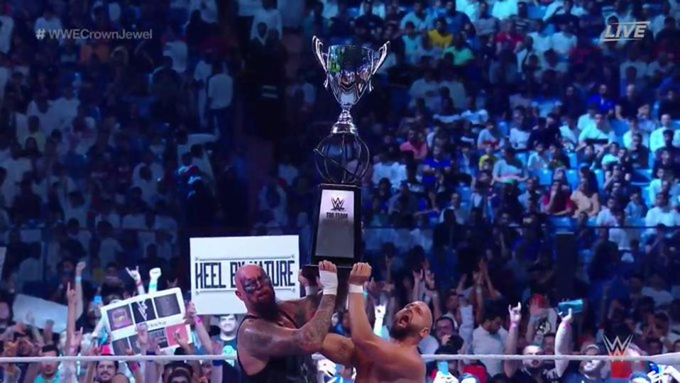 Znalezione obrazy dla zapytania wwe crown jewel 2019 results