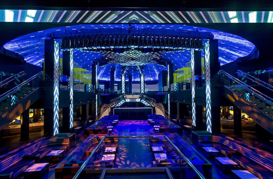 The lights at LIV.