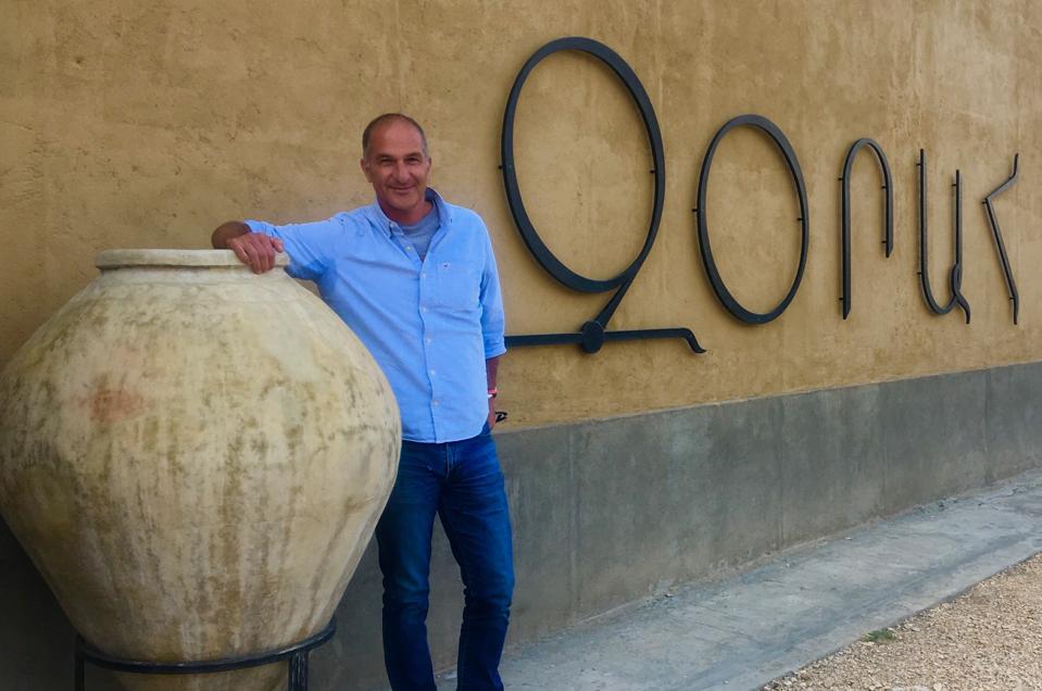 Zork Gharibian, owner of Zorah Wines