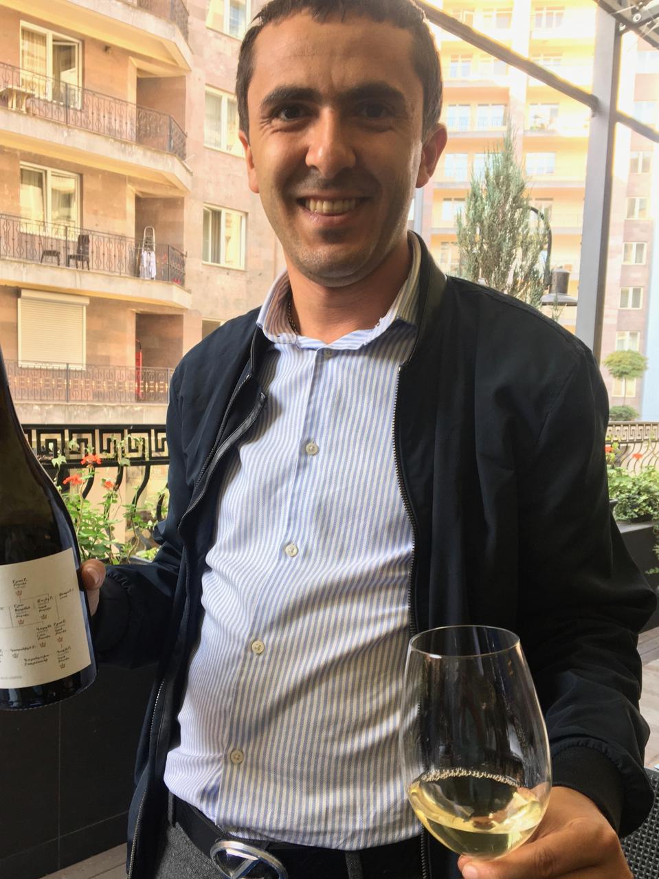 Davit Ashoti Zakaryan, CEO of Vayk Group wines
