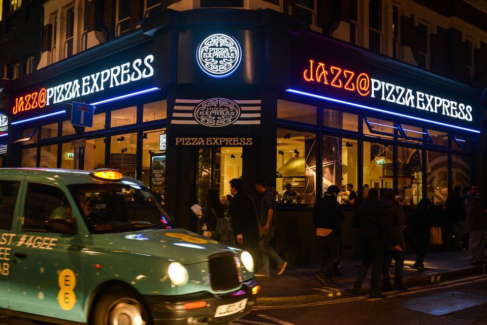 The exterior of the Pizza Express Jazz Club in Soho, one of the venues of the EFG London Jazz Festival