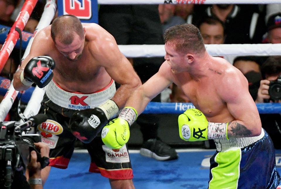 Boxing Pound For Pound List Canelo Alvarez Moves Up To No 2 After Exhilarating Ko Of Sergey Kovalev