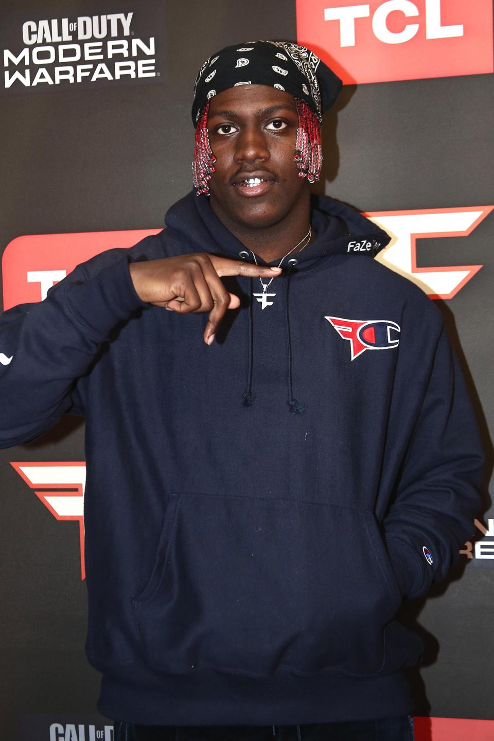 FaZe Clan celebrity partner Lil Yachty attends the FaZe Clan Celebrity Pro-AM on October 29 in Hollywood, California. 