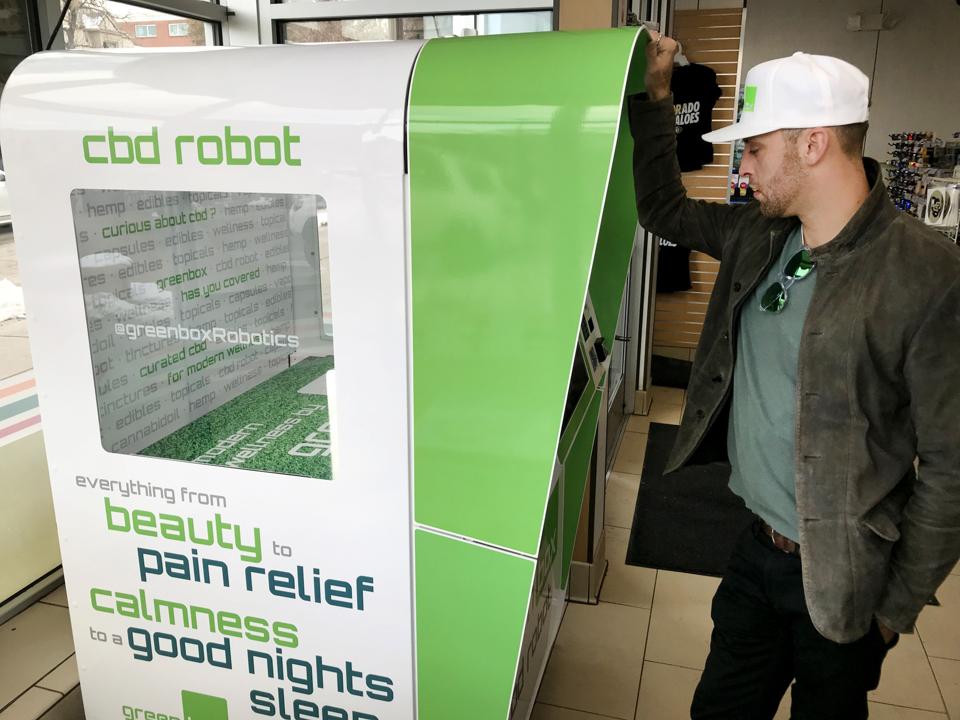 Using a CBD dispensing robot